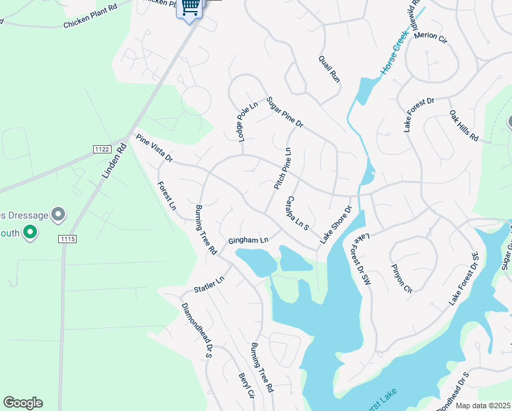 map of restaurants, bars, coffee shops, grocery stores, and more near 255 Pine Vista Dr in Pinehurst
