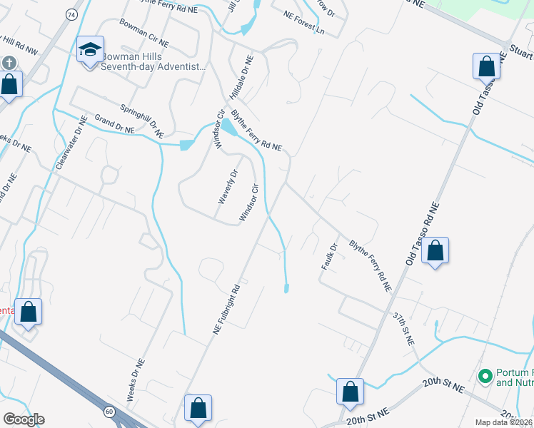 map of restaurants, bars, coffee shops, grocery stores, and more near 3298 Fulbright Rd in Cleveland