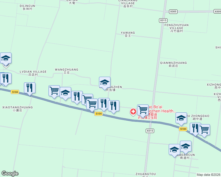 map of restaurants, bars, coffee shops, grocery stores, and more near in Jiaozuo