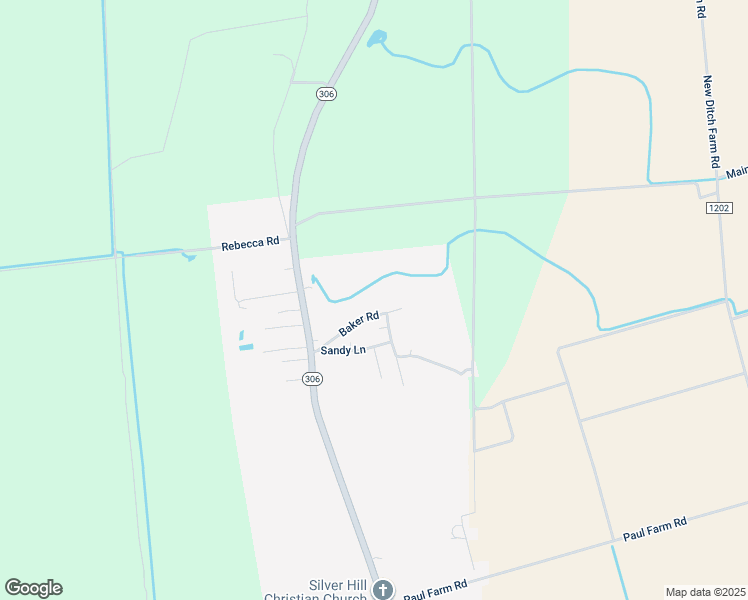map of restaurants, bars, coffee shops, grocery stores, and more near 153 Baker Road in Grantsboro