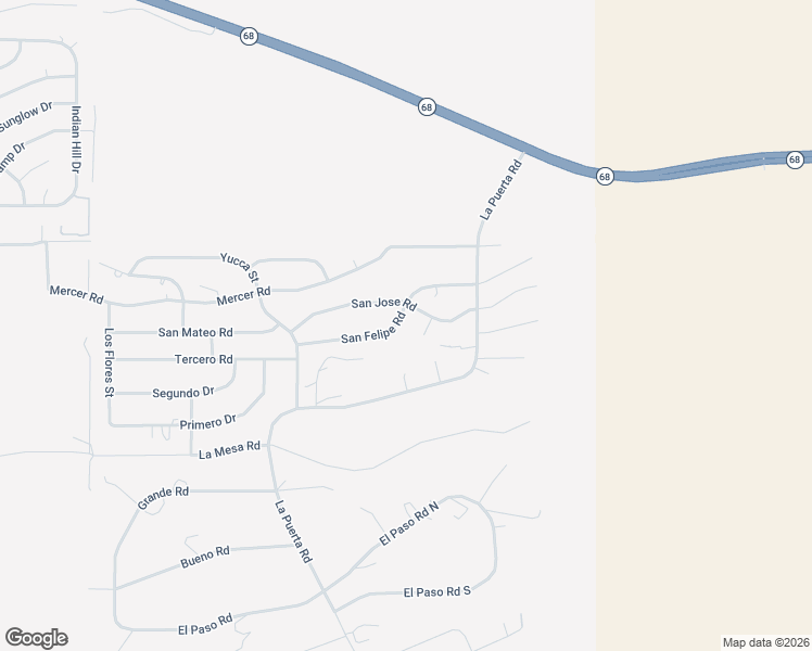 map of restaurants, bars, coffee shops, grocery stores, and more near 4340 San Felipe Rd in Bullhead City