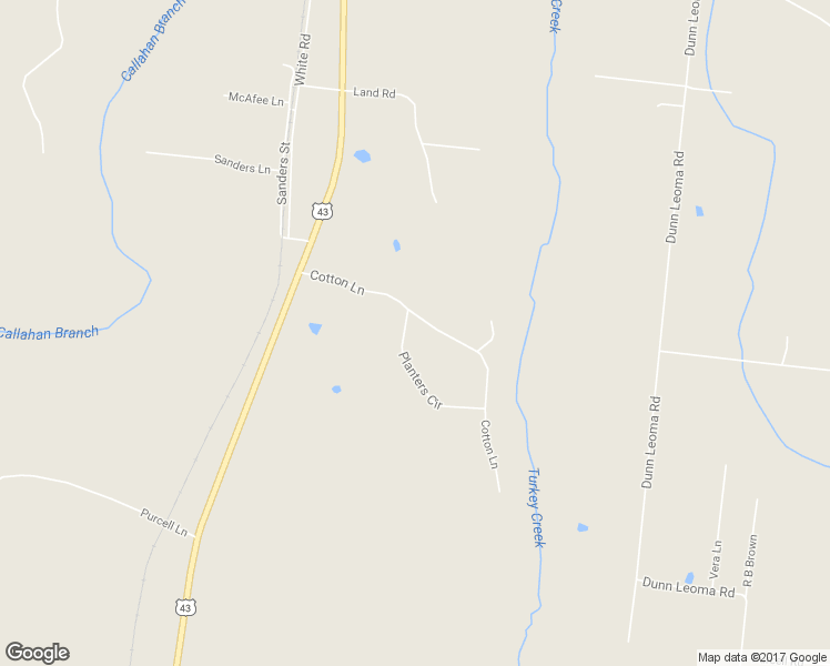 map of restaurants, bars, coffee shops, grocery stores, and more near 41 Planters Circle in Leoma
