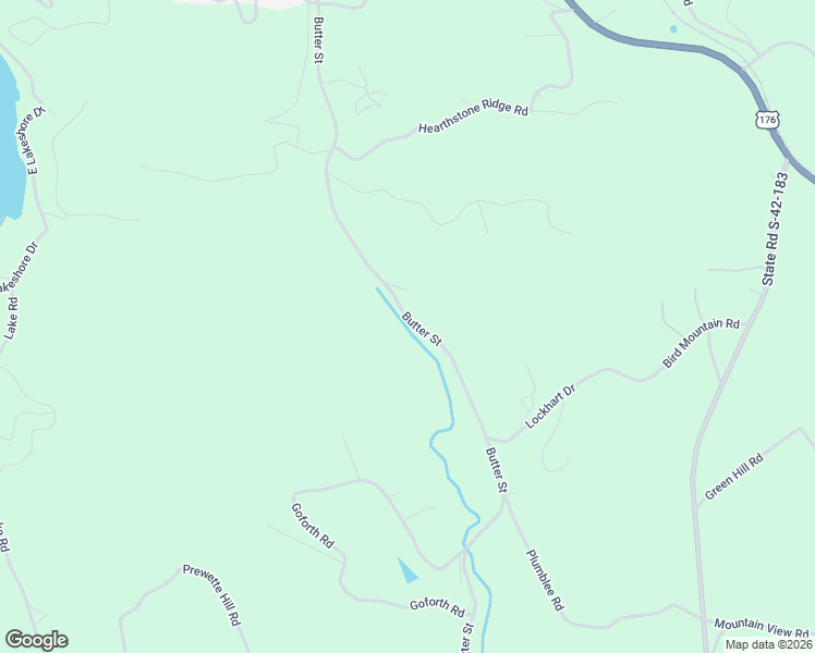 map of restaurants, bars, coffee shops, grocery stores, and more near 811 Butter Street in Landrum