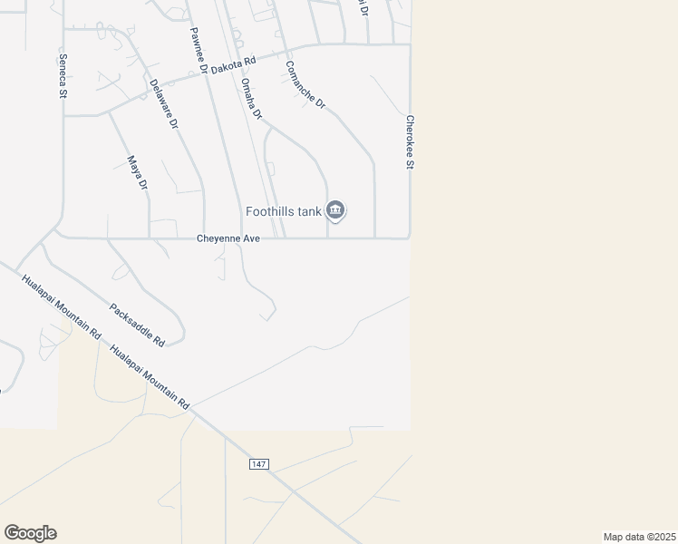 map of restaurants, bars, coffee shops, grocery stores, and more near 1971 East Jagerson Avenue in Kingman