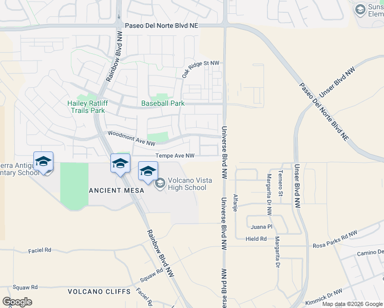 map of restaurants, bars, coffee shops, grocery stores, and more near 8819 Globe Street in Albuquerque
