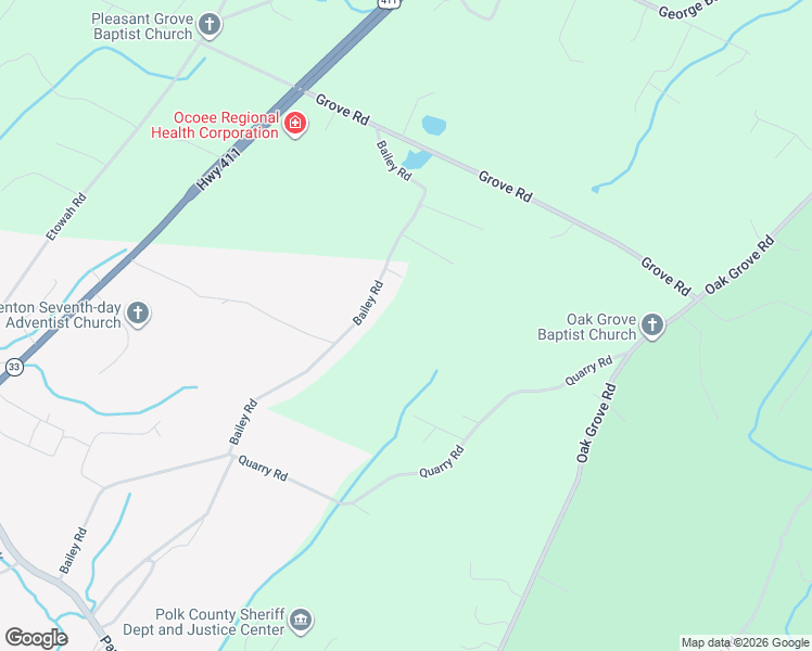 map of restaurants, bars, coffee shops, grocery stores, and more near 506 Bailey Road in Benton