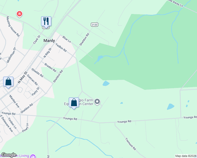 map of restaurants, bars, coffee shops, grocery stores, and more near 667 Yadkin Road in Southern Pines