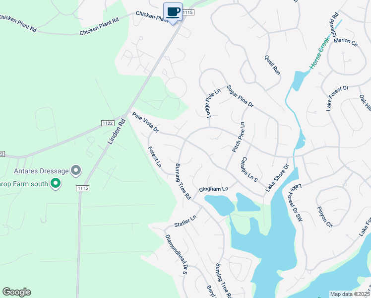 map of restaurants, bars, coffee shops, grocery stores, and more near 780 Burning Tree Road in Pinehurst