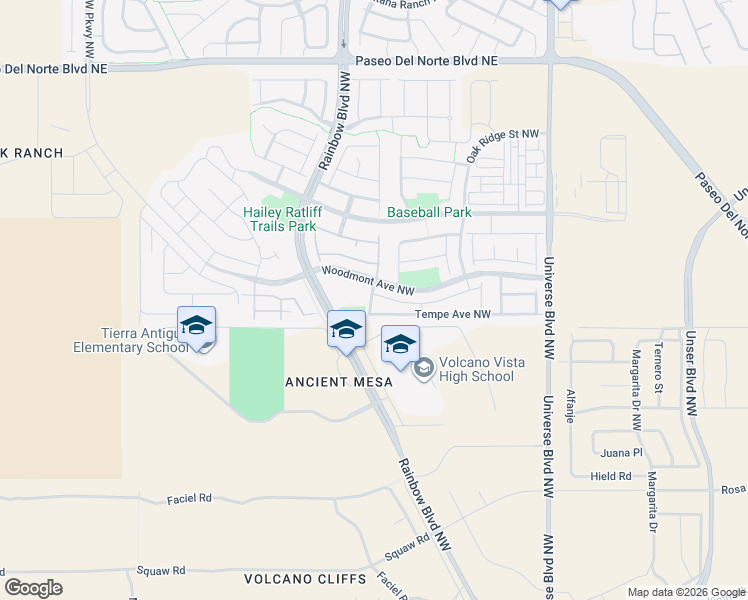map of restaurants, bars, coffee shops, grocery stores, and more near 7067 Tombstone Road Northwest in Albuquerque