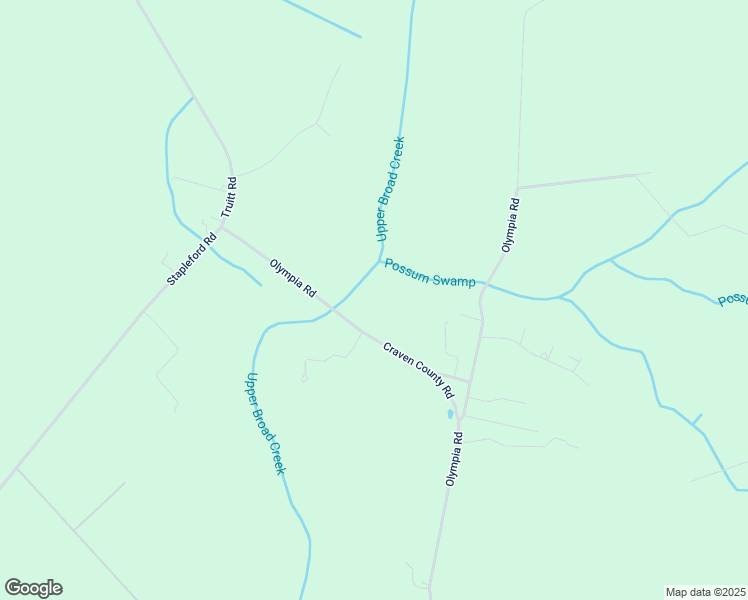 map of restaurants, bars, coffee shops, grocery stores, and more near 300 Craven County Road in New Bern