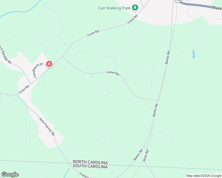 map of restaurants, bars, coffee shops, grocery stores, and more near 106 Blackley Circle in Shelby