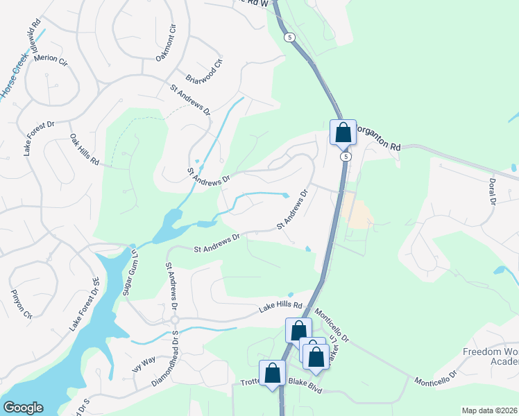 map of restaurants, bars, coffee shops, grocery stores, and more near 125 Turtle Point Road in Pinehurst