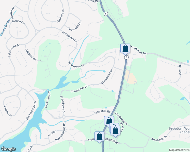 map of restaurants, bars, coffee shops, grocery stores, and more near 125 Turtle Point Road in Pinehurst