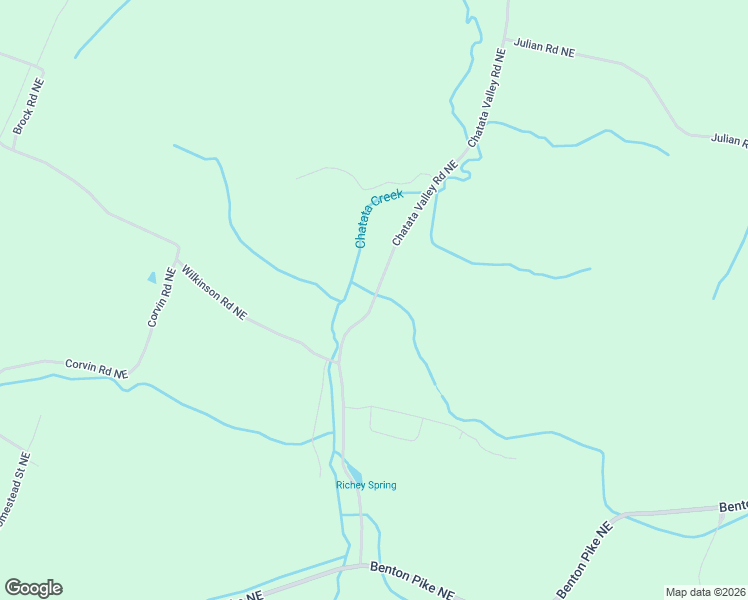 map of restaurants, bars, coffee shops, grocery stores, and more near 483 Chatata Valley Road Northeast in Cleveland