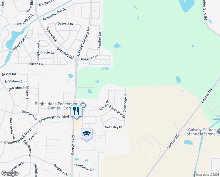 map of restaurants, bars, coffee shops, grocery stores, and more near 9350 Starcross Avenue in Shelby County