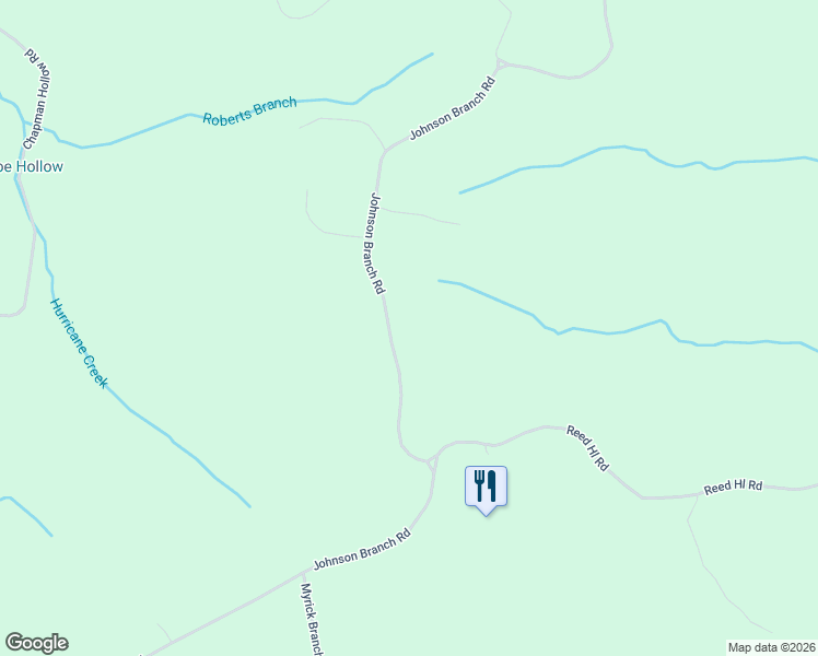 map of restaurants, bars, coffee shops, grocery stores, and more near 1155 Johnson Branch Road in Pulaski