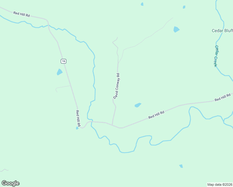 map of restaurants, bars, coffee shops, grocery stores, and more near David Conway Road in Georgetown