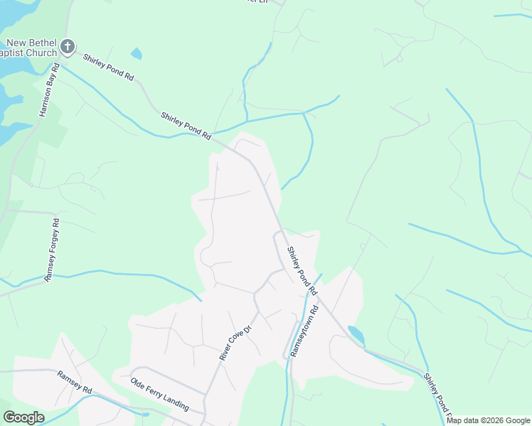 map of restaurants, bars, coffee shops, grocery stores, and more near 6406 Shirley Pond Road in Harrison