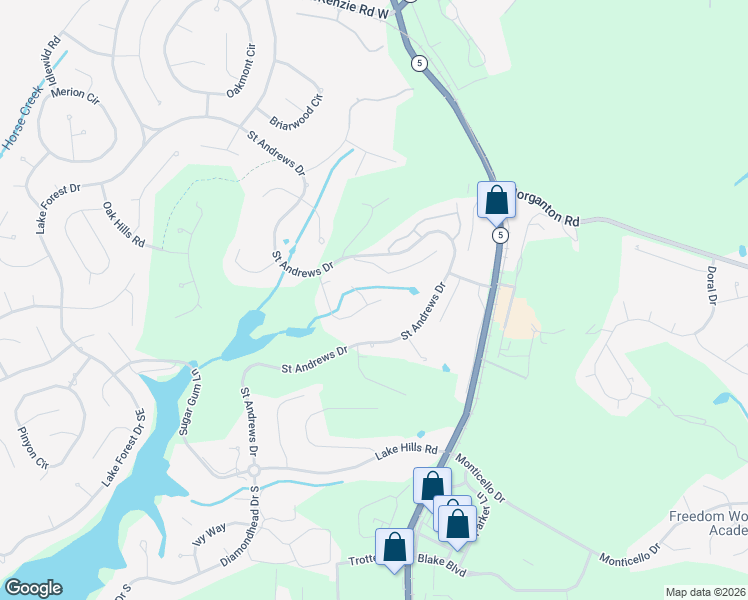 map of restaurants, bars, coffee shops, grocery stores, and more near 125 Turtle Point Road in Pinehurst