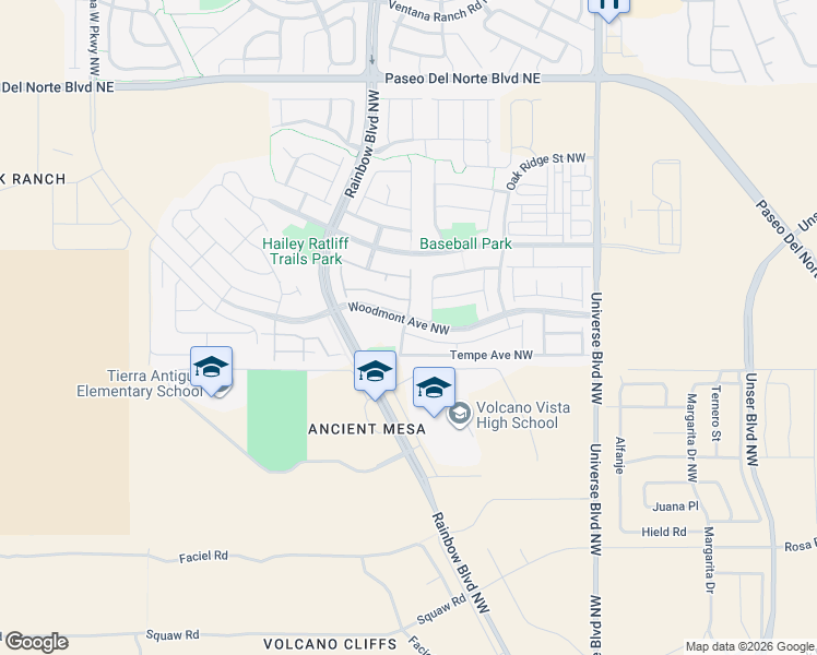 map of restaurants, bars, coffee shops, grocery stores, and more near 7067 Tombstone Road Northwest in Albuquerque