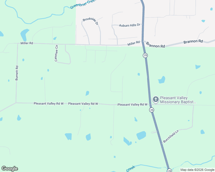 map of restaurants, bars, coffee shops, grocery stores, and more near 7 Sablewood Drive in Greenbrier