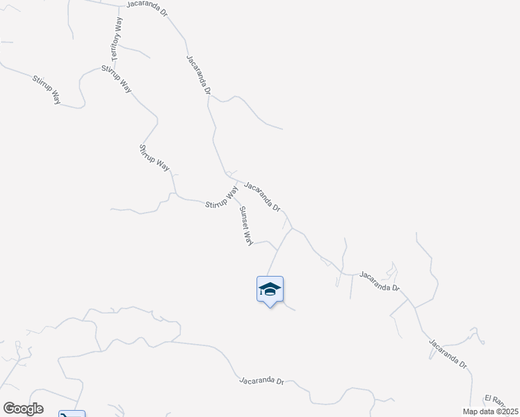 map of restaurants, bars, coffee shops, grocery stores, and more near 25041 Jacaranda Drive in Tehachapi