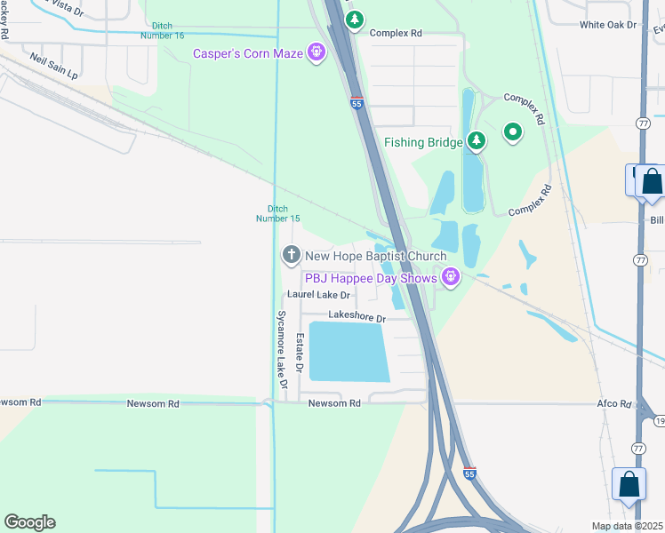 map of restaurants, bars, coffee shops, grocery stores, and more near 64 Cherry Lake Drive in Marion