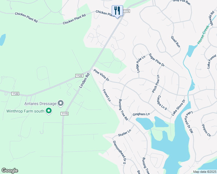 map of restaurants, bars, coffee shops, grocery stores, and more near 7 Ash Court in Pinehurst