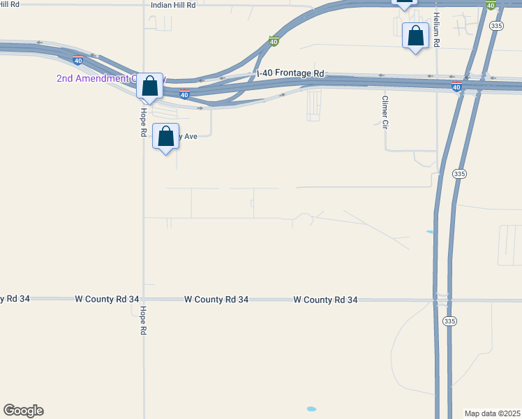 map of restaurants, bars, coffee shops, grocery stores, and more near 11100 Looby Lane in Amarillo