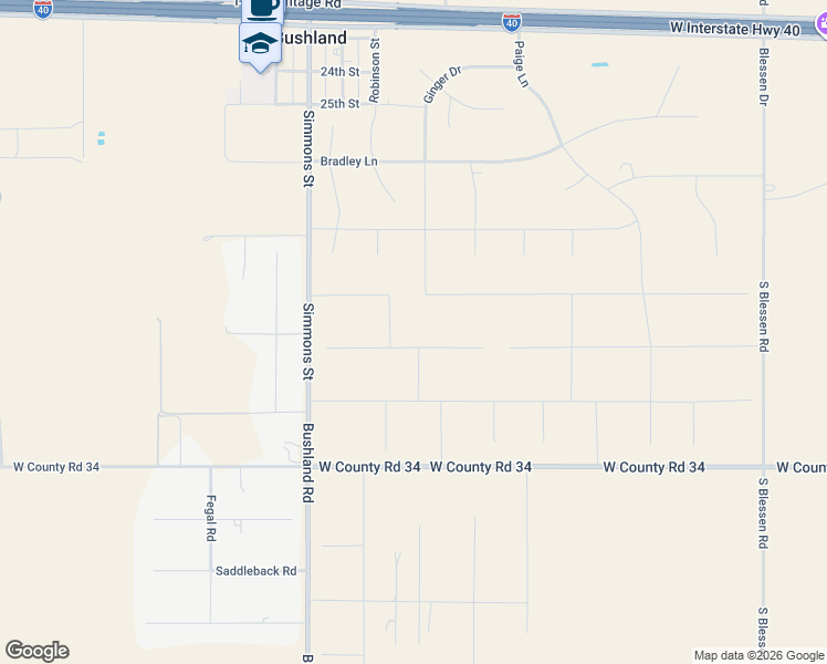 map of restaurants, bars, coffee shops, grocery stores, and more near 2974 Simmons Street in Amarillo
