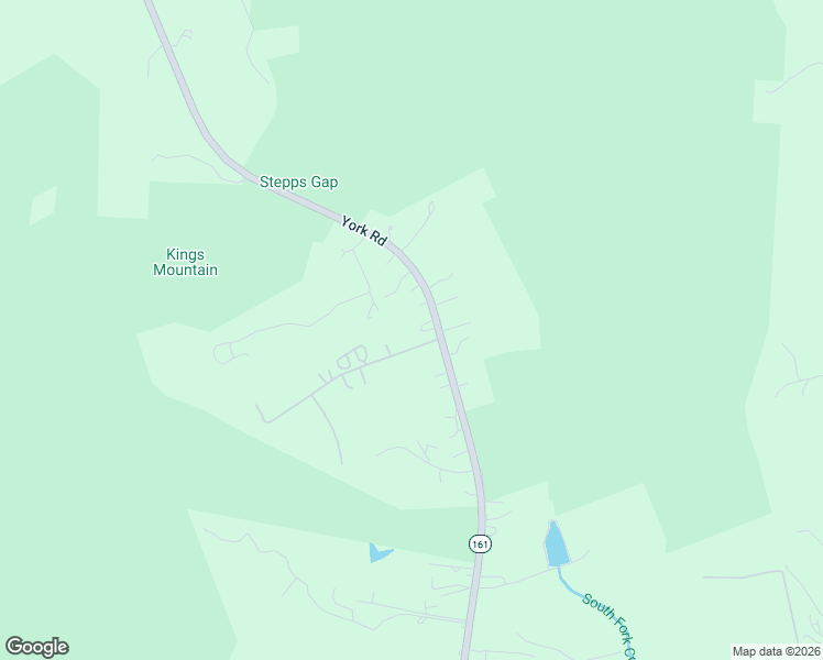 map of restaurants, bars, coffee shops, grocery stores, and more near 105 Wiggins Lane in Kings Mountain