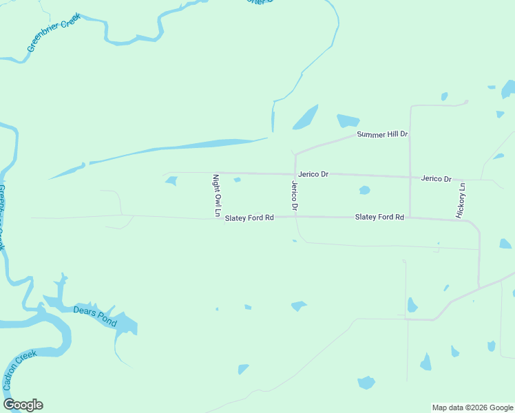 map of restaurants, bars, coffee shops, grocery stores, and more near 133 Slatey Ford Road in Greenbrier