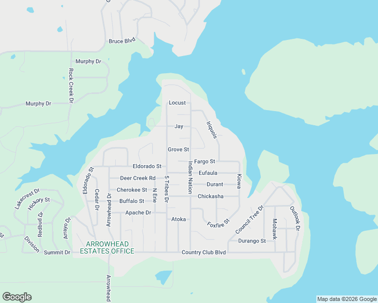 map of restaurants, bars, coffee shops, grocery stores, and more near 464 Indian Nations Drive in Canadian