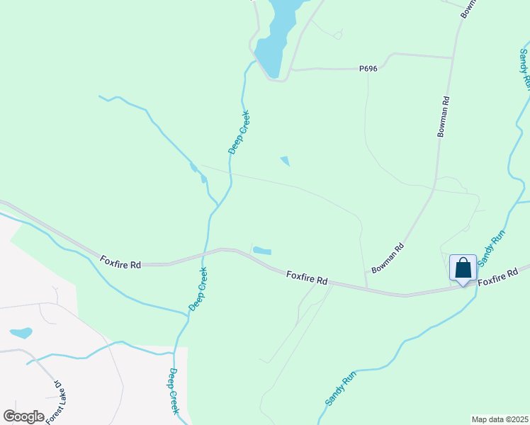 map of restaurants, bars, coffee shops, grocery stores, and more near Pinecrest Court Road in Moore County