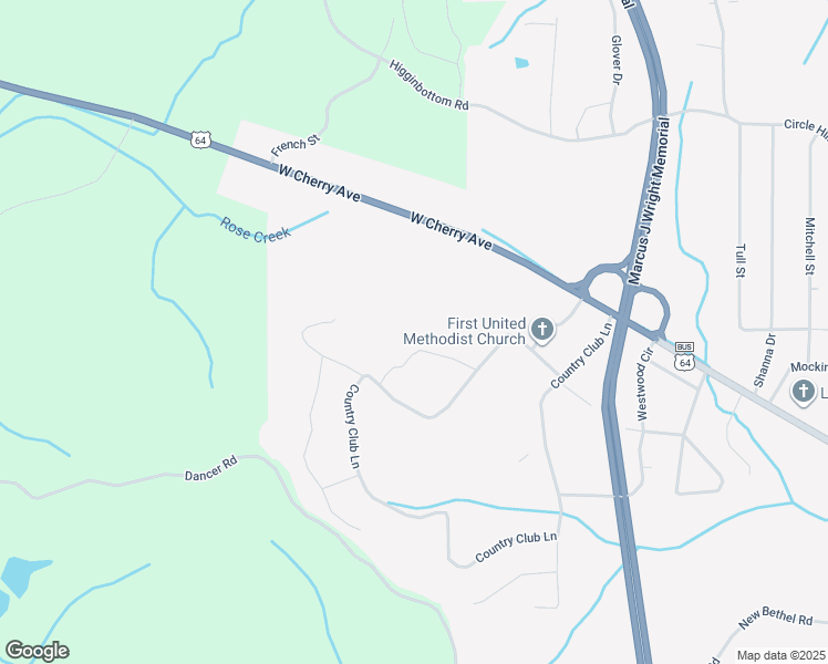 map of restaurants, bars, coffee shops, grocery stores, and more near 207 Pecan St in Selmer