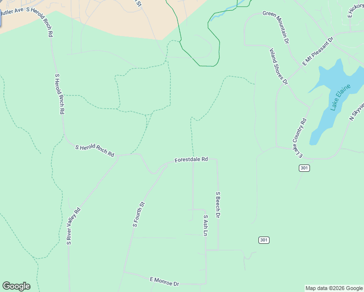 map of restaurants, bars, coffee shops, grocery stores, and more near 3780 Point of Pines Way in Flagstaff