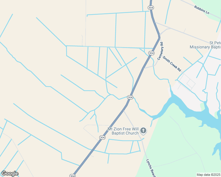 map of restaurants, bars, coffee shops, grocery stores, and more near 5613 North Carolina 304 in Bayboro