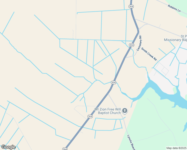 map of restaurants, bars, coffee shops, grocery stores, and more near North Carolina 304 in Bayboro