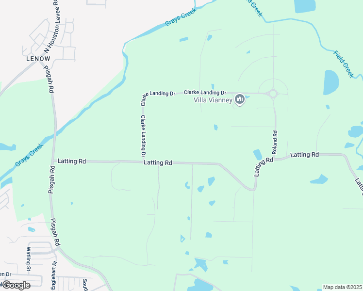 map of restaurants, bars, coffee shops, grocery stores, and more near 10434 Latting Road in Shelby County