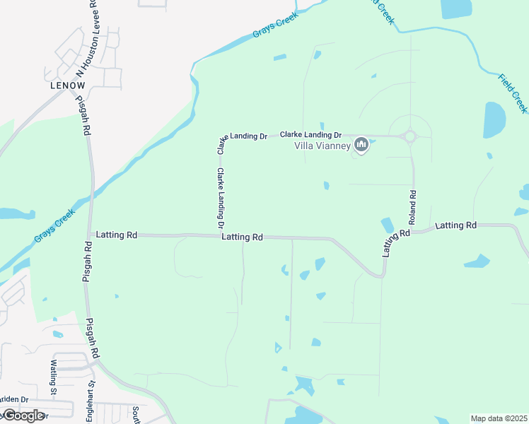 map of restaurants, bars, coffee shops, grocery stores, and more near 10434 Latting Road in Shelby County