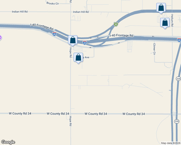 map of restaurants, bars, coffee shops, grocery stores, and more near 11410 Sheri Lane in Amarillo