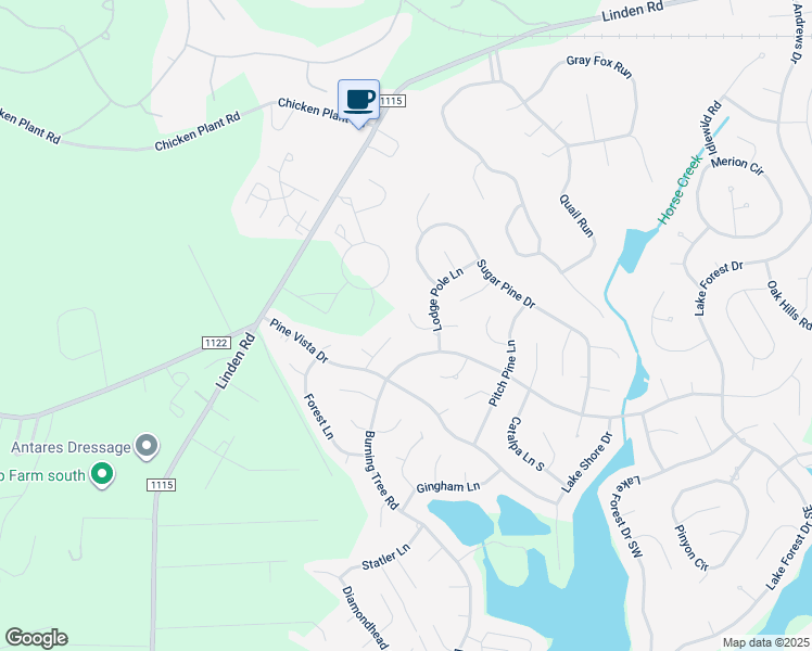 map of restaurants, bars, coffee shops, grocery stores, and more near 8 Fur Court East in Pinehurst