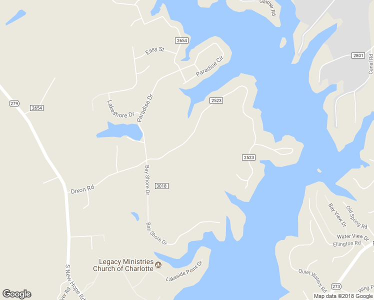 map of restaurants, bars, coffee shops, grocery stores, and more near 2640 Lake Front Drive in Belmont