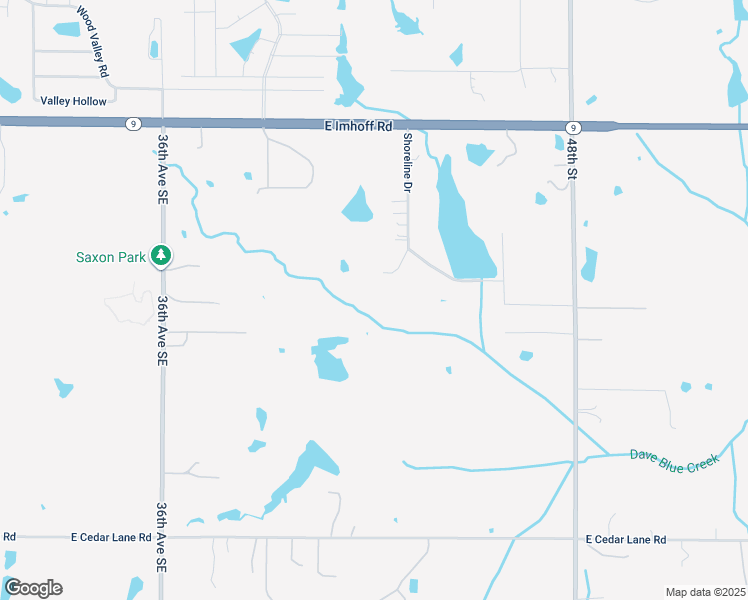 map of restaurants, bars, coffee shops, grocery stores, and more near 4210 Shoreline Circle in Norman
