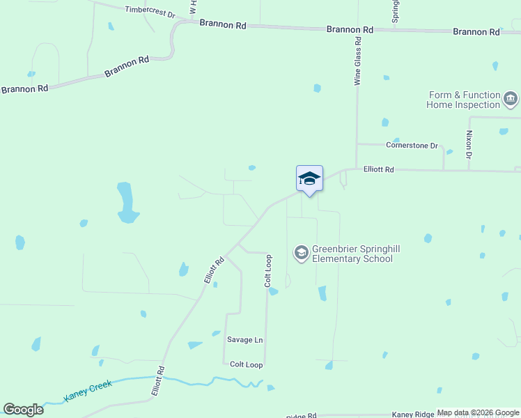 map of restaurants, bars, coffee shops, grocery stores, and more near 62 Elliott Road in Greenbrier
