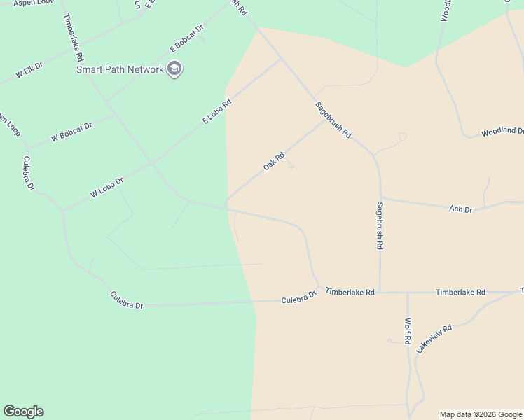 map of restaurants, bars, coffee shops, grocery stores, and more near Oak Road in Ramah