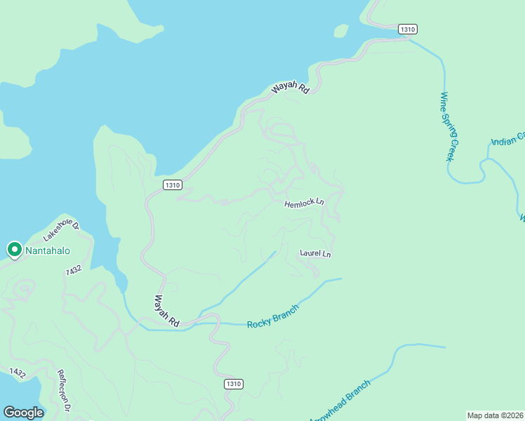 map of restaurants, bars, coffee shops, grocery stores, and more near 74 Hemlock Lane in Macon