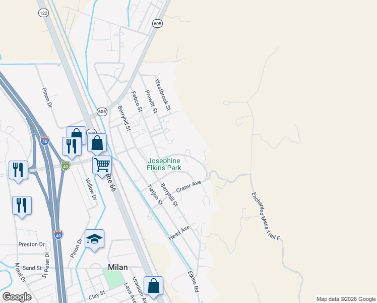 map of restaurants, bars, coffee shops, grocery stores, and more near 509 Haystack Place in Milan