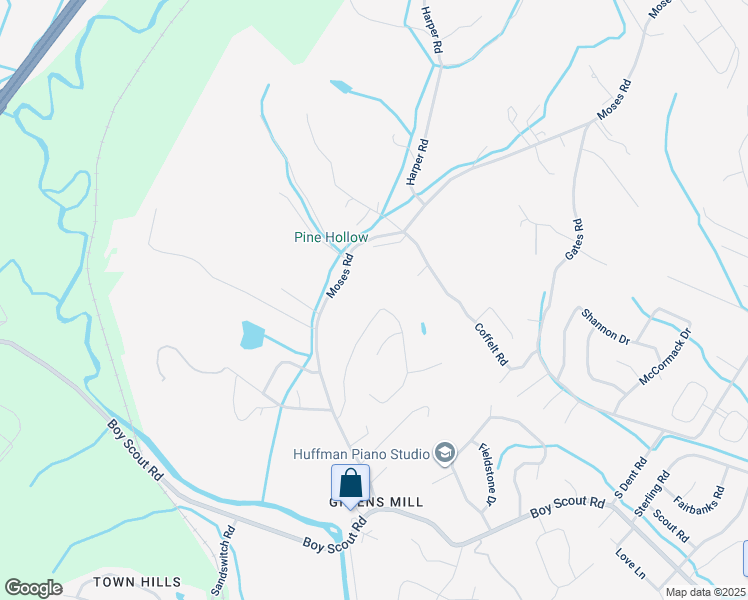 map of restaurants, bars, coffee shops, grocery stores, and more near 7145 Cane Hollow Road in Middle Valley