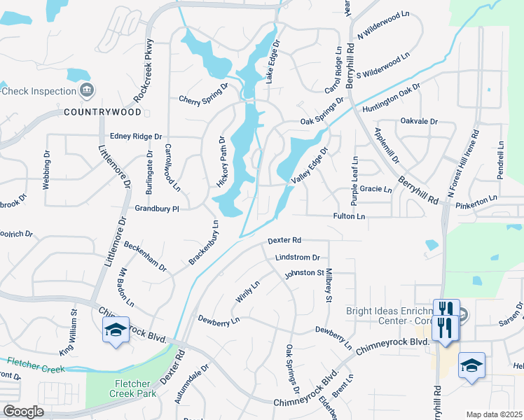 map of restaurants, bars, coffee shops, grocery stores, and more near 8856 Hidden Springs Cove in Memphis